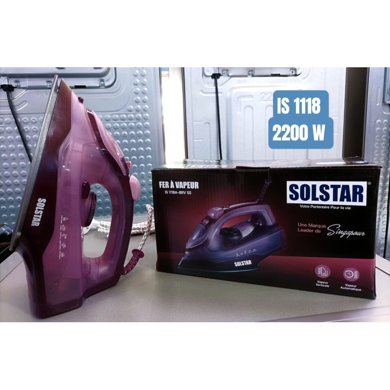 Fer à vapeur IS 1118A-BRV SS Marque SOLSTAR SOLSTAR 1 - hascor 