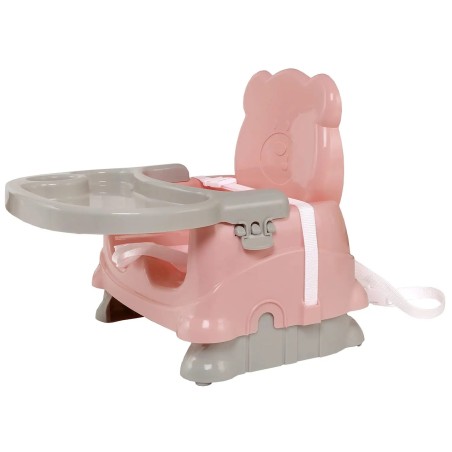 Chaise pliable pour bébé Moo Peach pliable avec sangle